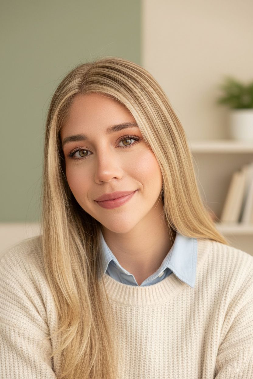 Retrato profesional de la psicóloga Alejandra